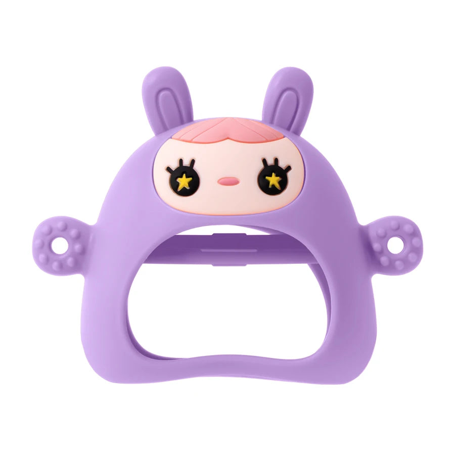 Silicone Animal Teether Gloves for Babies – BPA-Free Soothing Chew Toy