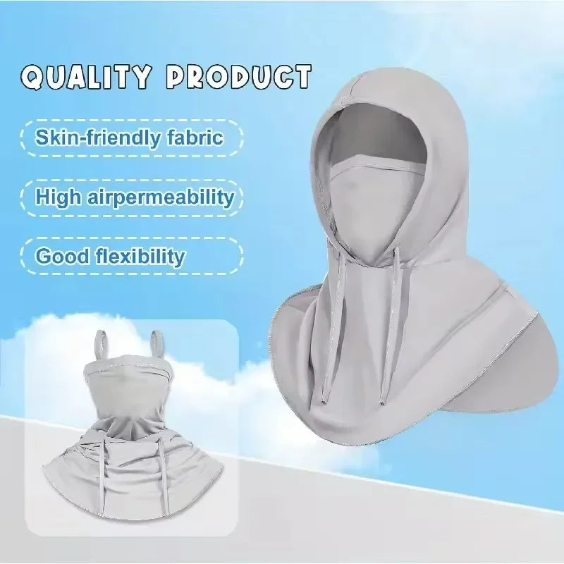 UV Protection Balaclava Face Mask with Neck Cover