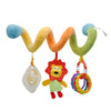 Soft Car Seat & Stroller Toy Set with Mirror, Crinkle, and Squeaky Sounds