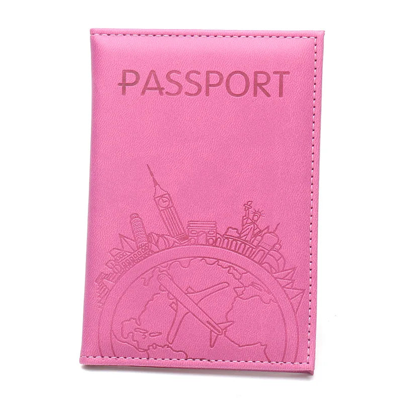 Porte-passeport en cuir élégant