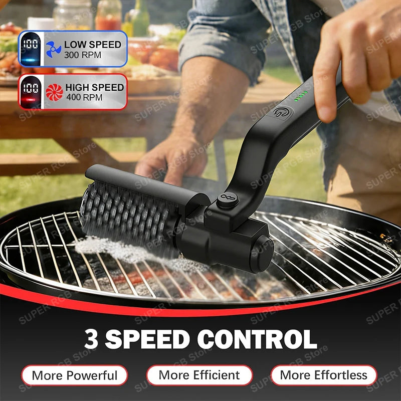 Cordless Electric Grill Cleaning Brush