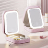 Portable LED Makeup Bag with Mirror