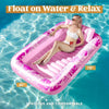 Tumbona Inflable para Piscina con Reposacabezas
