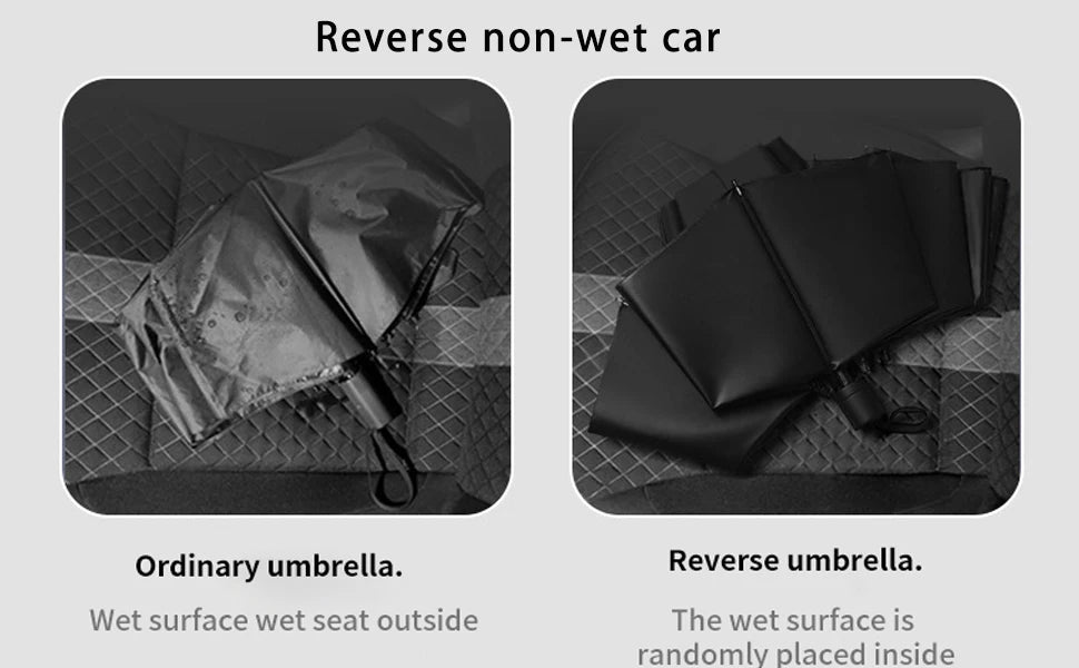 Large Manual Umbrella with Reinforced 12-Bone Frame