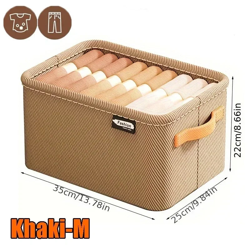 Foldable Non-Woven Fabric Closet Organizer Box