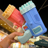 Rocket Bubble Gun with Lights - 32 Holes Automatic Blower for Kids