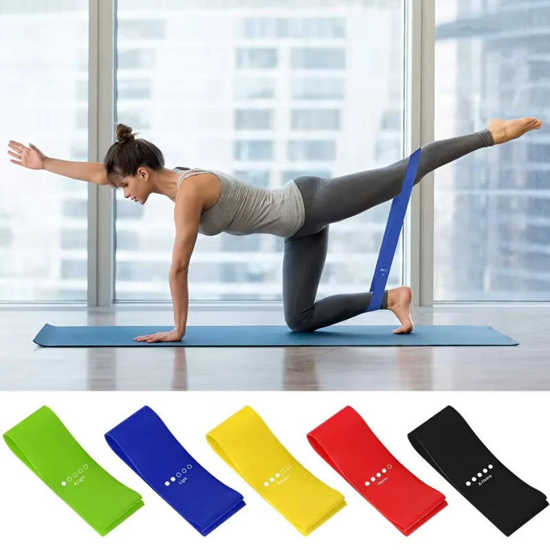 5-Level Resistance Band Set for Strength & Flexibility Training