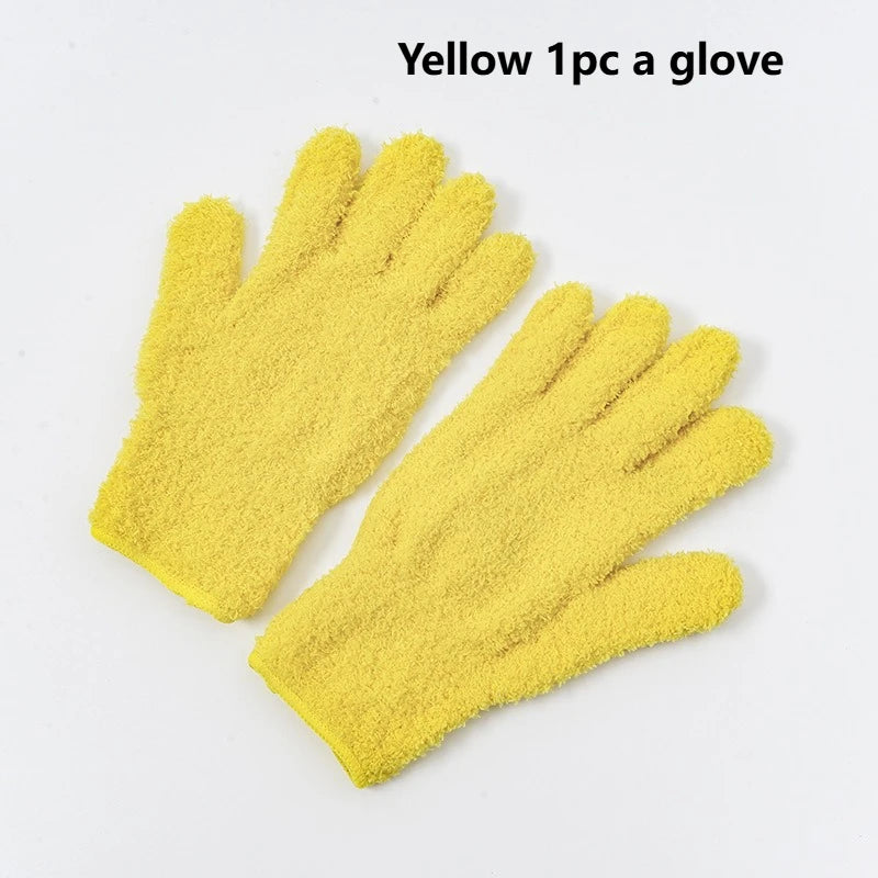 Stretchable Microfiber Dusting Gloves with Breathable Design