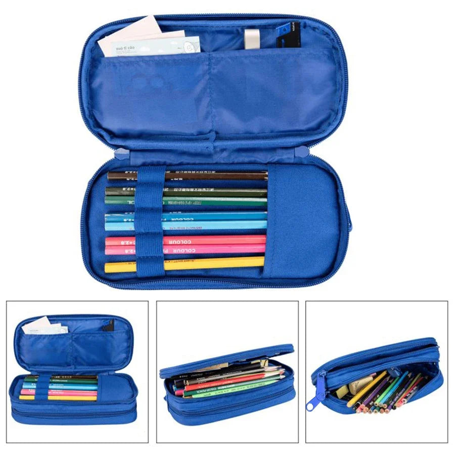 Kids Cartoon Spider Double-Layer Pencil Case