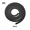 A coil of 1 meter black cable protector sleeve for Xiaomi M365 electric scooters.