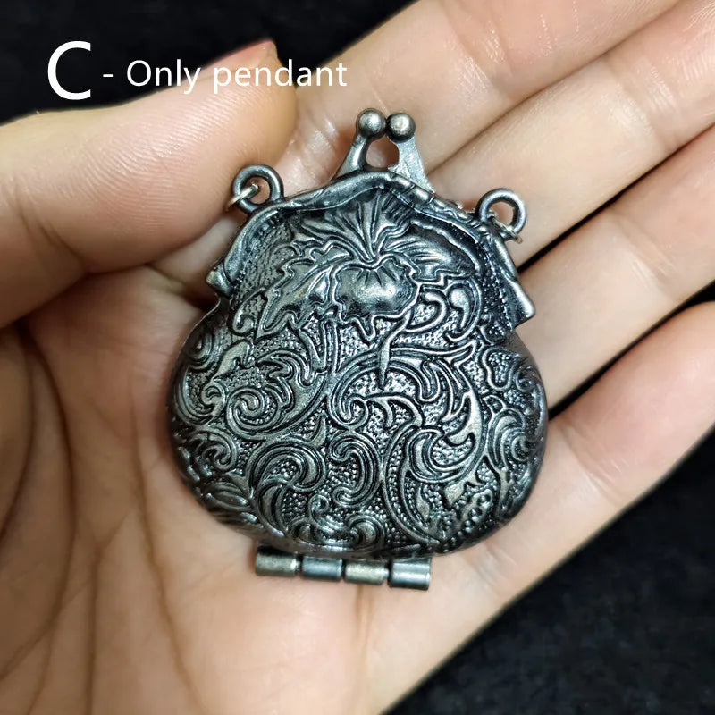 Retro Bronze Mini Locket Pendant