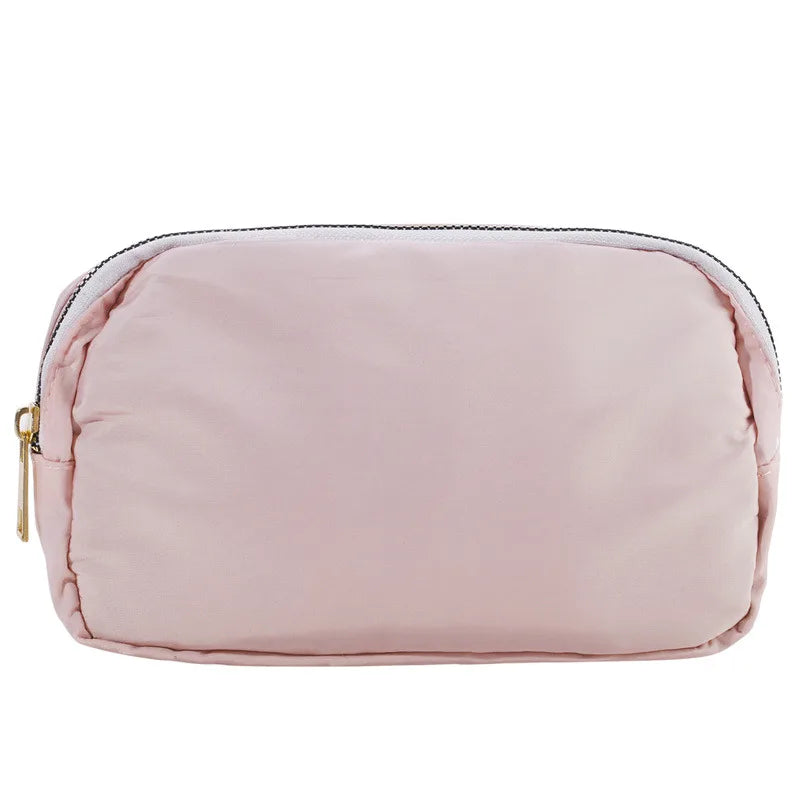 Versatile Nylon Waist Pack with Zippered Pockets