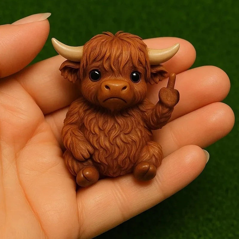 Sassy Animal Desktop Statue with Playful Gesture