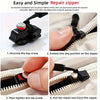 5-Pack Detachable Zipper Pulls for Bags & Clothing