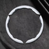 Carbon Fiber Style Microfiber Leather Steering Wheel Cover