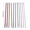 Multicolor Tunisian Afghan Crochet Hook Set (11 Sizes, 2–8 mm)