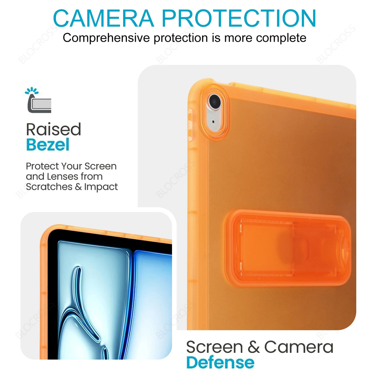 Shockproof Stand Case for iPad with Built-in Kickstand
