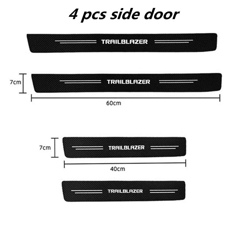 Carbon Fiber Protective Strips for Car Doors & Trunk