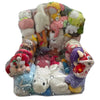 Saco de Granos de Almacenamiento Transparente e Impermeable para Peluches con Cremallera