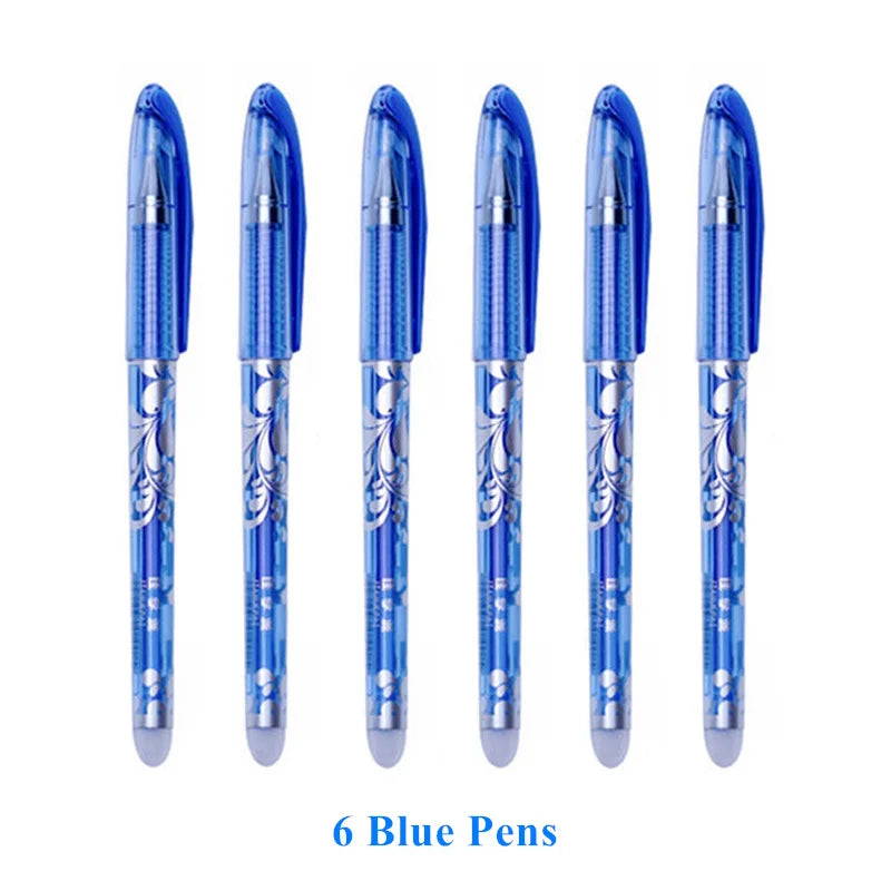 Erasable Gel Pen Set with Refills & Eraser