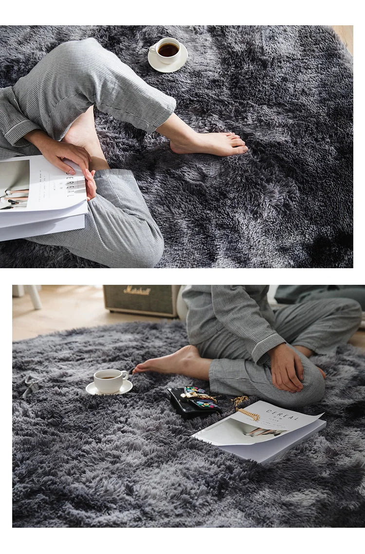 Plush Shag Area Rug – Soft, Cozy, and Modern