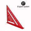 7-Inch Aluminum Speed Square with Dual Scale