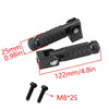M8 Aluminum Alloy Foldable Motorcycle Rear Footrests (Pair)