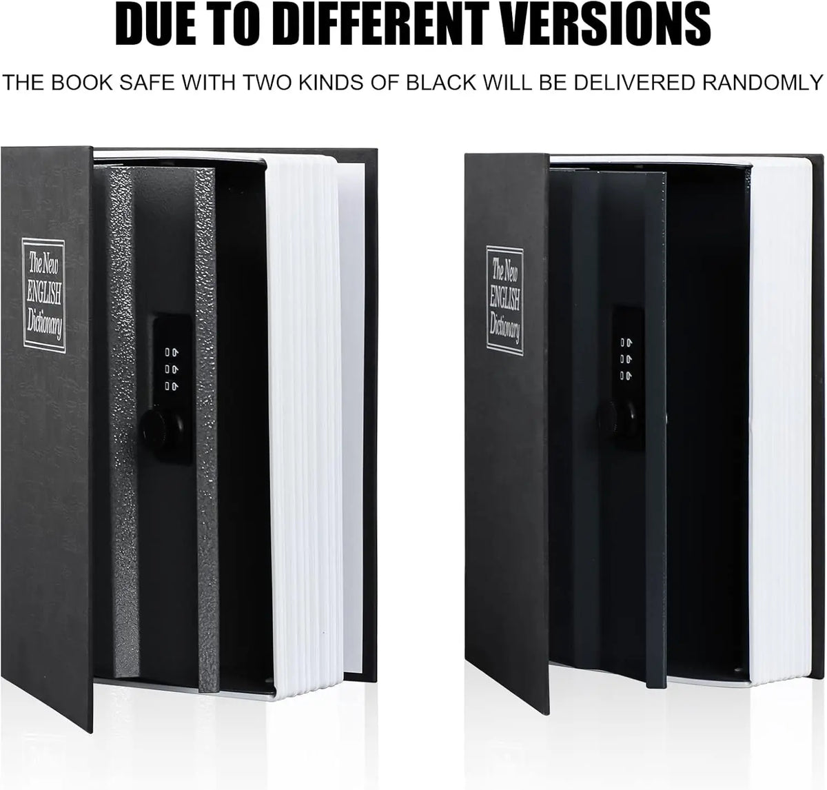 Disguised Book Safe with Combination Lock