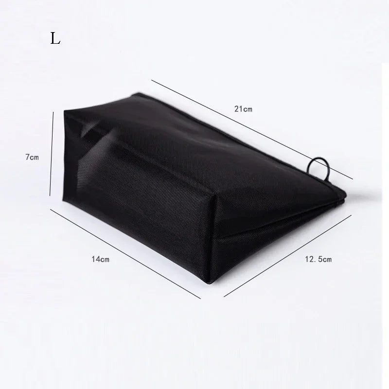 Breathable Mesh Makeup Bag Organizer - Multi-Purpose Travel Toiletry Pouch