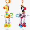 Musical Plush Animal Rattle & Teether Toy for Babies