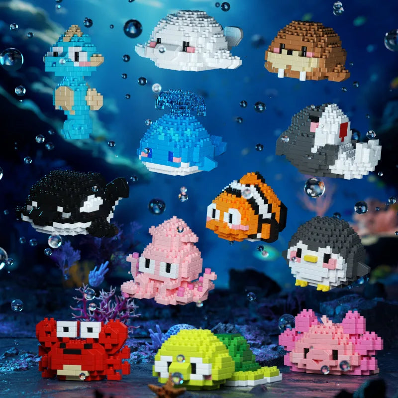 Penguin 3D Mini Building Block Set