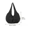 Nylon Tote Bag with Buckle Closure