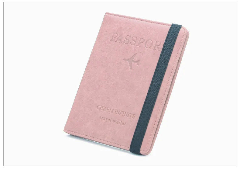 RFID-Blocking Passport Holder with Card Slots