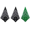 Paisley Bandana Square Scarf – 55cm Cotton Blend for Men and Women