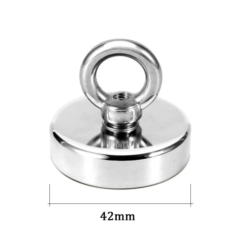 Heavy-Duty Neodymium Fishing Magnet for Recovery & Treasure Hunting