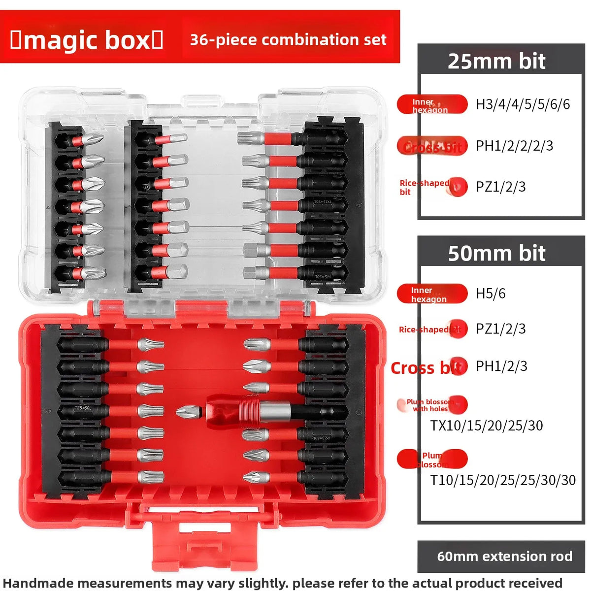 High-Torque Magnetic Screwdriver Set with Non-Slip Grip