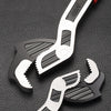 Self-Locking Adjustable Wrench with Quick-Release Mechanism