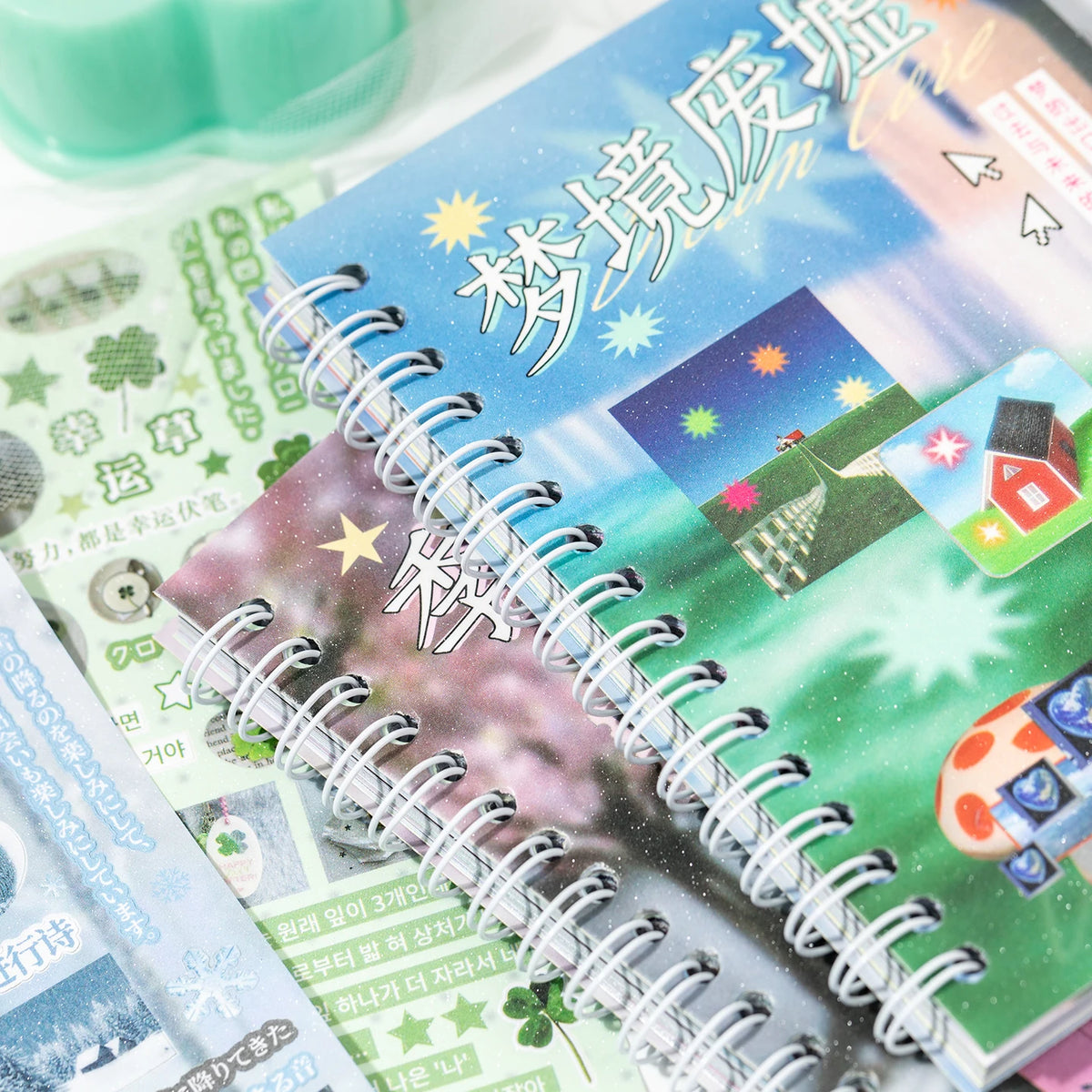 Decorative Time Reshaping Sticker Sheets for Scrapbooking & DIY Crafts