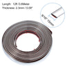 Roll of chrome car door edge guard trim strip with dimensions 12ft long and 2.3mm thick