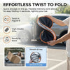 No-Drill Windshield Sunshade with Storage Pouch