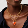 Minimalist Heart Pendant Necklace