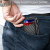Slim RFID-Blocking Carbon Fiber Card Holder Wallet