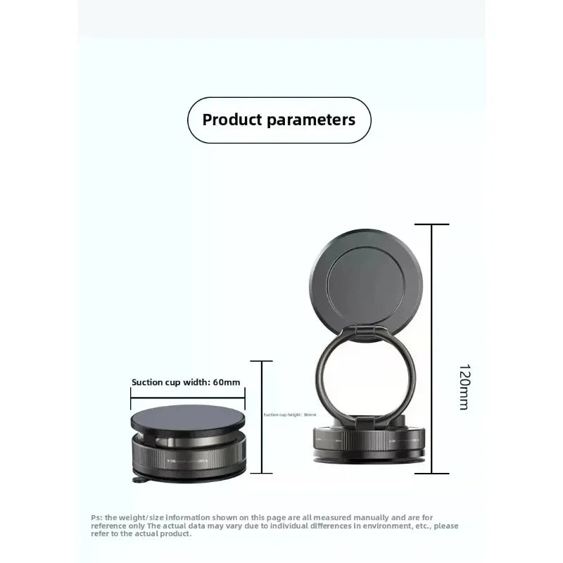 Magnetic Phone Holder with Suction Cup Stand