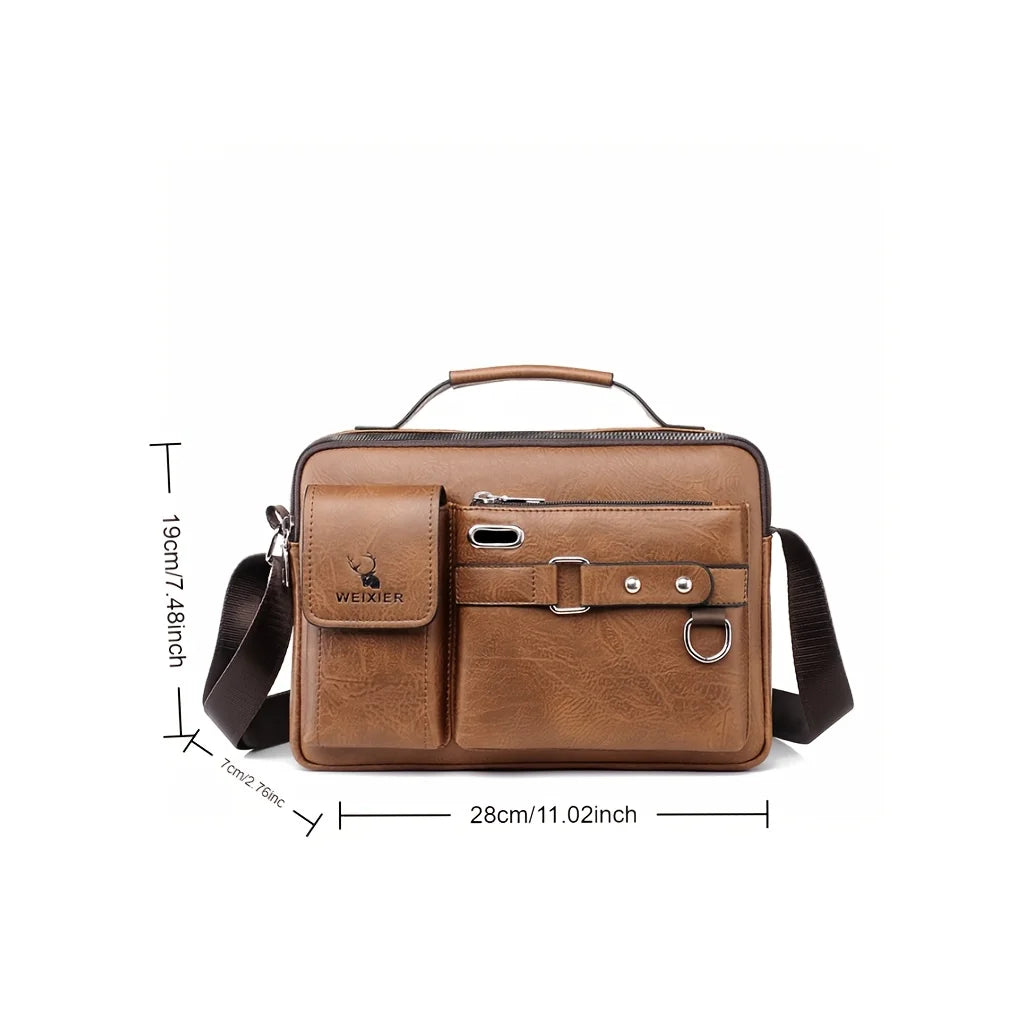 Men's Crossbody Bag with Adjustable Strap