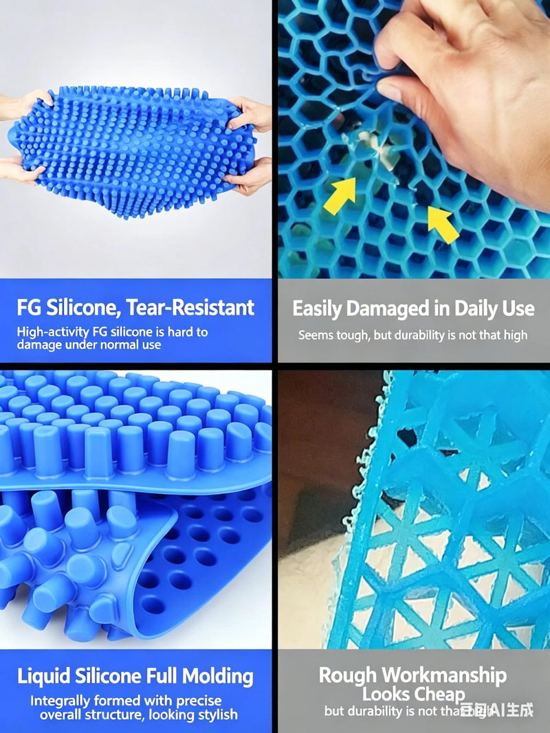 Cooling Gel Seat Cushion with Honeycomb Support