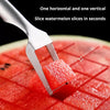 2-in-1 Stainless Steel Watermelon Slicer & Fork