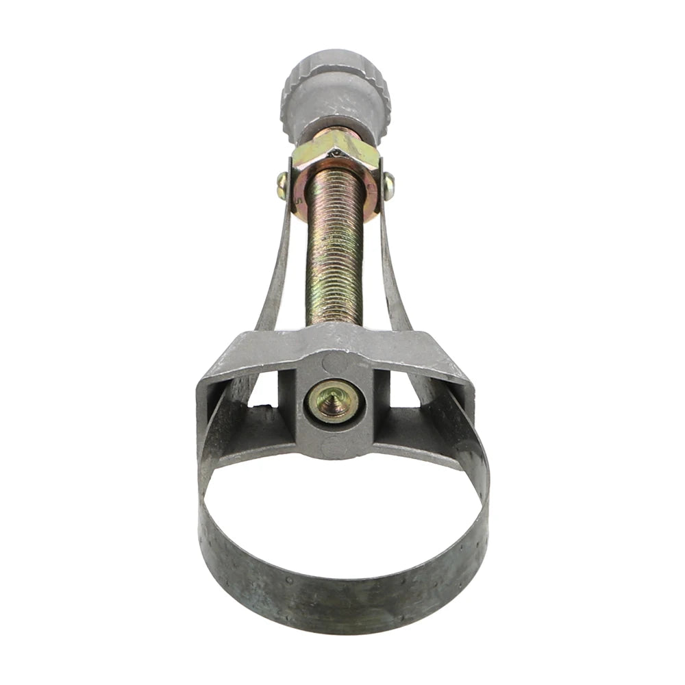Adjustable Steel Strap Wrench for Oil Filter Removal (60-120mm)