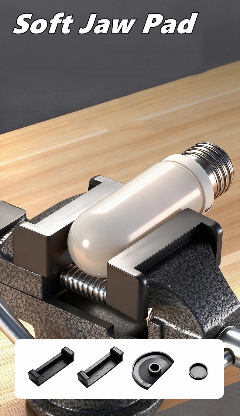 360° Swivel Clamp-On Table Vise for Workbench