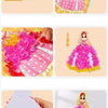 Rainbow Paper Puncture Painting Craft Kit for Kids
