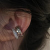 Geometric Double-Layer Ear Cuff